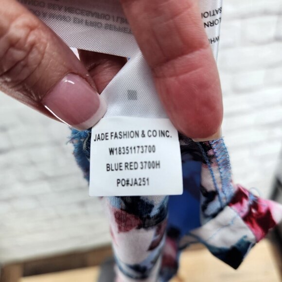 BAND OF GYPSIES Women's Size Large Floral Side Tie Open Back with tie Dress NEW - Picture 15 of 16